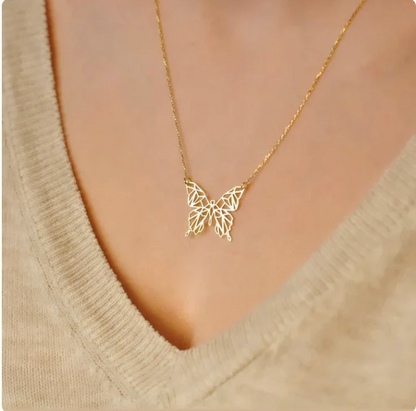 Origami Butterfly Necklace