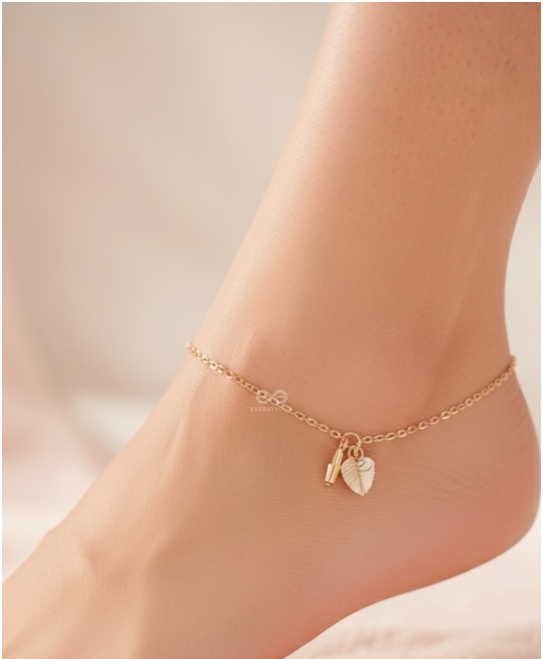 The Autumn Tree- Elegant Golden Anklet